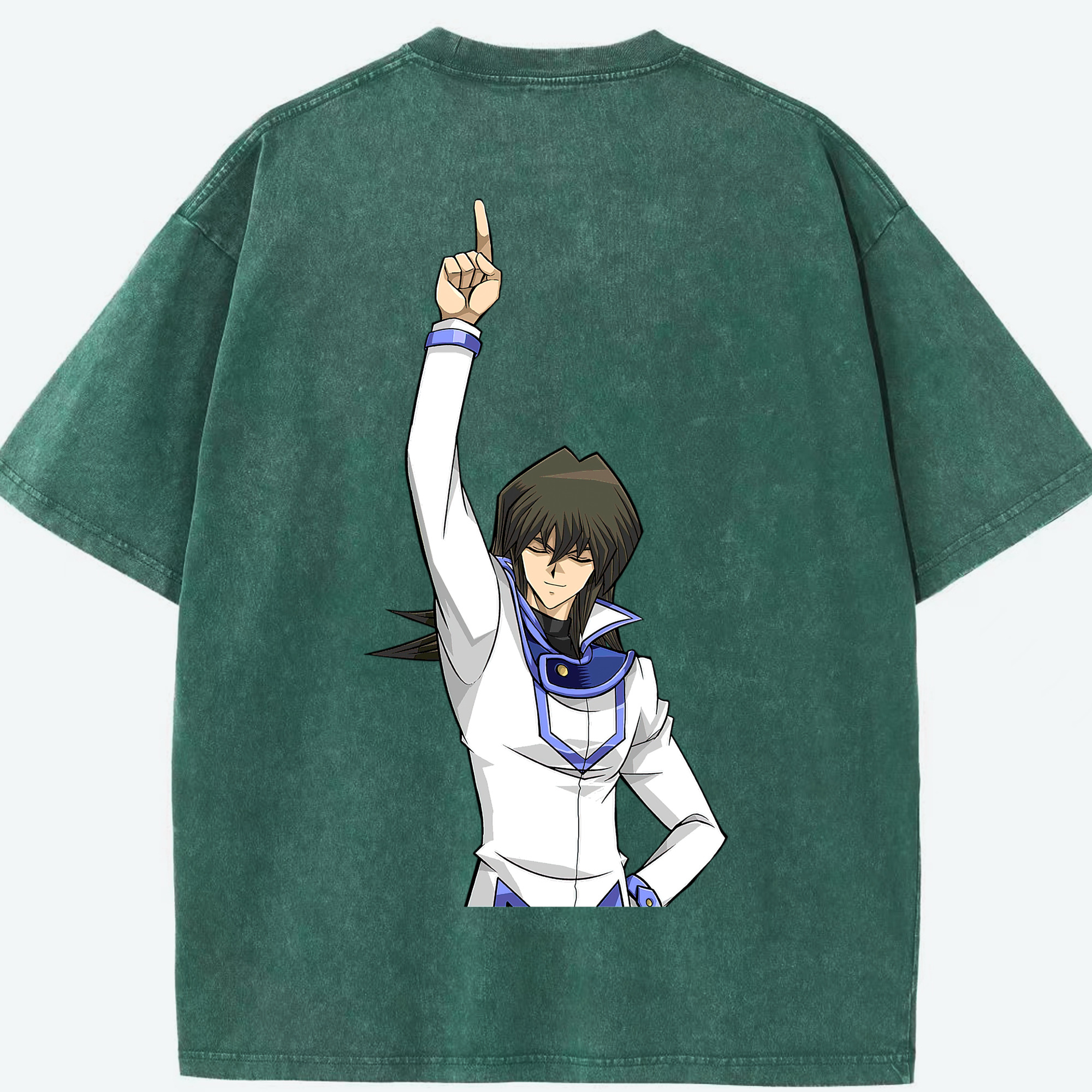 （画像用） 遊☆戯☆王 Yu-Gi-Oh! 綿100% ヴィンテージ風 半袖Tシャツ（背面プリント）